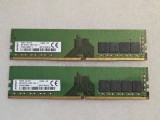 Kit memorie RAM Kingston 8GB (2 x 4GB) DDR4, 2400Mhz, CL 17 - poze reale