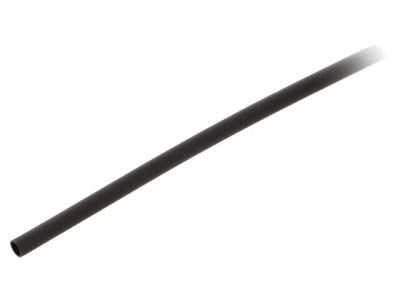 Manşon termocontractabil negru 2,36mm 1,2m 2:1 foto