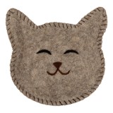 Cumpara ieftin Tava decorativa Pisicuta textil 15x16x4 cm