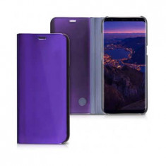 Husa Samsung Galaxy S7 Edge 2016 Clear View Flip Toc Carte Standing Cover Oglinda Mov (Purple) foto