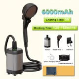 Cumpara ieftin Dus portabil reincarcabil cu afisaj LED - 6000mAh, rezistent la apa IPX7 si 4 moduri de pulverizare