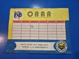 orar si calendar din anul 1980 - 1981 - reclama CEC