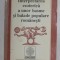 INTERPRETAREA EZOTERICA A UNOR BASME SI BALADE POPULARE ROMANESTI de VASILE LOVINESCU 1993