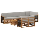 vidaXL Seturi de canapele Lemn Solid de Acacia 3384532