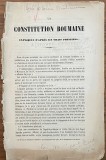 Carte veche Ion Heliade Radulescu La constitution Roumaine expliquee 1850