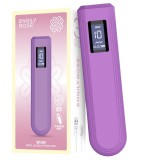 Vibrator bullet ENGILY ROSS Whim, cu ecran digital, 10 moduri de vibrație, rezistent la apă, culoare mov