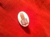 Insigna studenteasca interbelica- Facultatea de Filozofie , metal si email,1,8cm