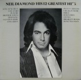 Vinil LP Neil Diamond &ndash; His 12 Greatest Hits (VG++)