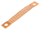 Trese bandă de &icirc;mpăm&acirc;ntare 16mm&sup2; &Oslash;1: 9mm &Oslash;2: 9mm L: 100mm - produs electric