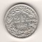 SV * Elvetia 2 FRANCS 1907 * ARGINT .835 +/- VF