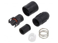 Mufa Circulara HR30 Push-Pull 2A Aurita 3-PIN foto