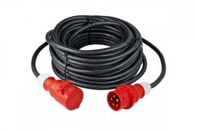Prelungitor trifazic 15m cablu 5G1.5 H07RN-F 16A aprox. 11kW IP44 foto