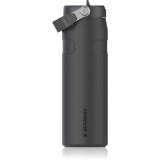 Stanley IceFlow&trade; Flip Straw Bottle sticlă inoxidabilă pentru apă cu pai Black 2.0 710 ml