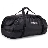 Geanta Voiaj THULE Chasm Duffel 90L Black, Impermeabila, Rucsac, Poliester Reciclat, 74x42x33.5 cm