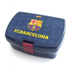 Cutie pentru sandwich FC Barcelona albastru foto