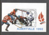 Guinee Bissau 1989 Olympic Winter Games perf. sheet Mi.B282 used TA.183, Stampilat