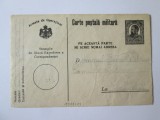 Carte postala militara tipografiata circulata 1911 Armata de Operatiuni