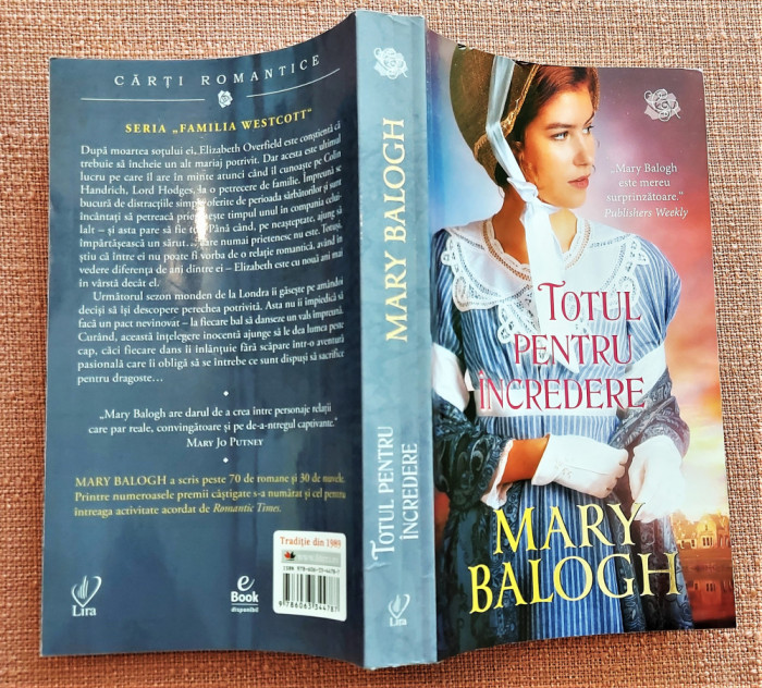 Totul pentru incredere. Editura Lira, 2019 - Mary Balogh