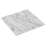 Placi de pardoseala autoadezive, PVC, 5,11 m&sup2;, marmura alba