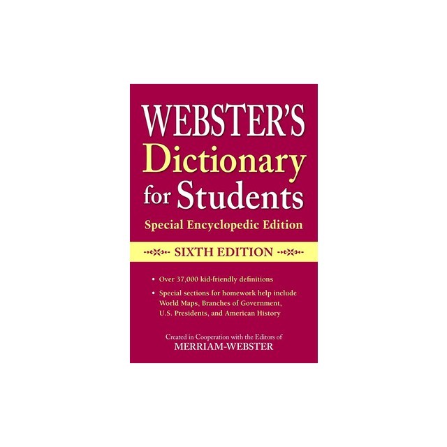 Webster's Dictionary for Students, Special Encylopedic Edition