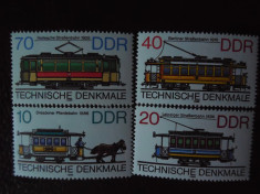 DDR-TRAMVAIE-SERIE COMPLETA -NESTAMPILATE foto