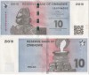 !!! ZIMBABWE - 10 ZIG 2024 - P NEW - UNC / PREFIX AA