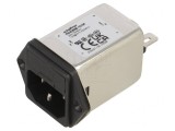 Conector Alimentare AC Soclu Tată 10A 250VAC C14 200uH