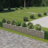 Gabion perete, oțel galvanizat, 450 x 30 x 50 cm, vidaXL