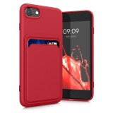 Husa pentru iPhone 8 / iPhone 7 / iPhone SE 2, Silicon, Rosu, 55117.09, Carcasa, Kwmobile