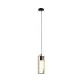 Pendul Eglo Littleton, 1xE27, lemn natur, cablu ajustabil, 60W