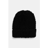 Answear Lab caciula culoarea negru, din tricot gros
