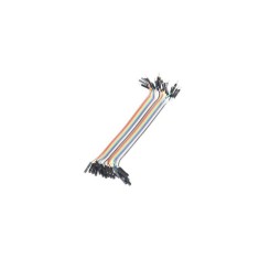 Set cabluri breadboard cu conectori mama-tata, lungime 10cm, set 40 fire colorate