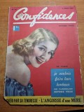 Revista confidences (secrete) 3 martie1939-limba franceza,moda,machiaj,sfaturi