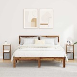 vidaXL Noptieră 2 pcs Lemn vechi 25,5 x 22 x 49,5 cm Lemn compozit 8000609