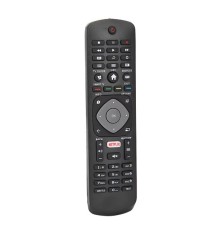 Telecomanda pentru TV universala, Philips, LCD/LED, Netflix, Parasource&reg;, neagra