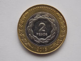 2 PESOS 2015 ARGENTINA, America Centrala si de Sud