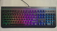 Tastatura gaming HyperX Alloy Core RGB, membrana multi-color, iluminare, layout US