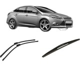Cumpara ieftin Set 3 stergatoare FORD FOCUS III Saloon 2010-2020, pentru parbriz si luneta, Bosch Twin-Aerotwin Multi