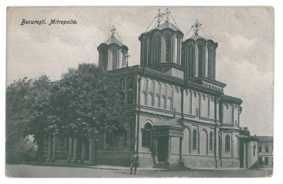 4457 - BUCURESTI, Mitropolia, Romania - old postcard - used foto
