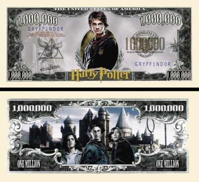 !!! SUA = FANTASY NOTE (TJ6) = FILMUL ,, HARRY POTTER &amp;quot; - 2018 - UNC foto