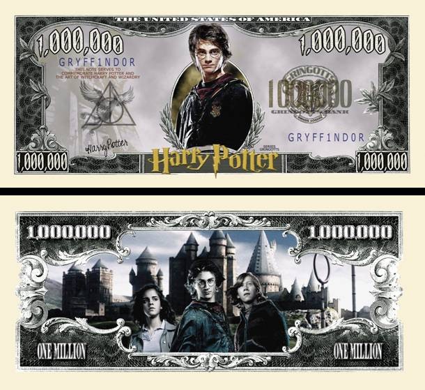 !!! SUA = FANTASY NOTE (TJ6) = FILMUL ,, HARRY POTTER &quot; - 2018 - UNC