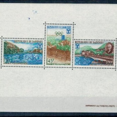 Benin (Dahomey) 1967 - Jocurile Olimpice Grenoble, bloc neuzat