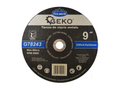 Disc pentru metal, 230x2.5 Inox, Geko Premium, G78243 foto