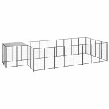 Cumpara ieftin Padoc pentru caini, negru, 10,89 m&sup2;, otel