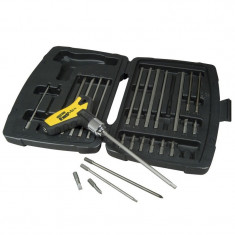 Set insurbare 27 piese cu maner in T cu clichet Stanley Fatmax - 0-79-153