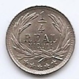 Guatemala &frac14; Real 1901 - Cupru-nichel, 1,08 g, 13,5 mm KM-175, America Centrala si de Sud