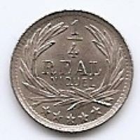 Guatemala &frac14; Real 1901 - Cupru-nichel, 1,08 g, 13,5 mm KM-175