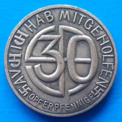 Adolf Hitler 30 Pfenning foto