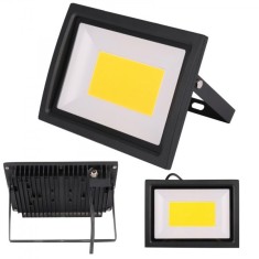 Proiector Slim cu COB LED Mare 100W Alb Rece 220V IP65 KPAD foto