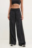 Adidas Originals pantaloni de trening VELOUR TRCKPANT femei, culoarea negru, modelator, JI5755